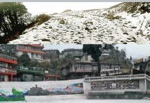 বরফ, বৃষ্টিতে জবুথবু দার্জিলিং