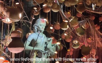 Burdwan: প্রযুক্তির দৌলতে বিপন্ন প্রকৃতি, বাণী বন্দনায় থিমে টক্কর বর্ধমান বিশ্ববিদ্যালয়ের পড়ুয়াদের