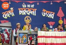 Art Exhibition ২৬ তম বর্ষে পা রেখেও অস্থায়ী গ্যালারিতে বনগাঁ চারুকলা পর্ষদের চিত্র প্রদর্শনী