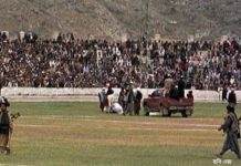 ৮০ হাজার দর্শকের সামনে মৃত্যুদণ্ড দিল ১৩ বছরের কিশোর ,উদ্বিগ্ন রাষ্ট্রপুঞ্জ