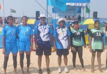 দিঘার সৈকতে জাতীয় বিচ ভলিবল , শুরতেই জোড়া জয় বাংলার